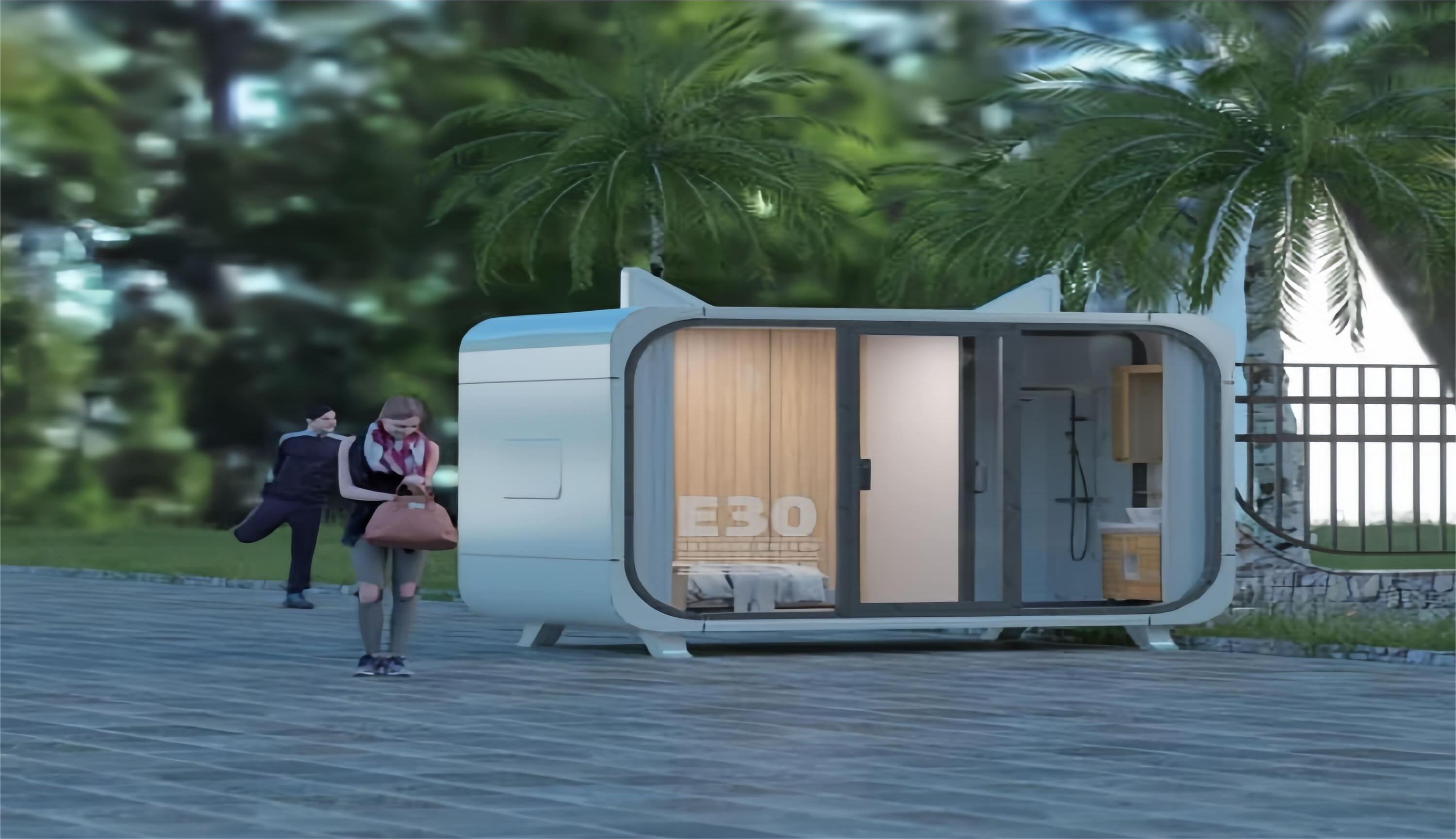E30-Cheap modern capsule room